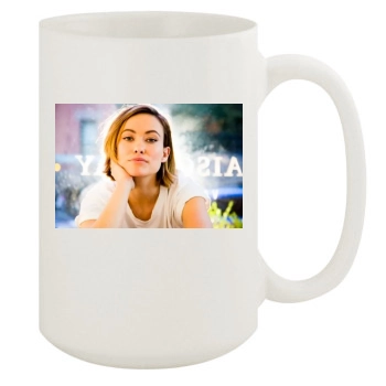 Olivia Wilde 15oz White Mug