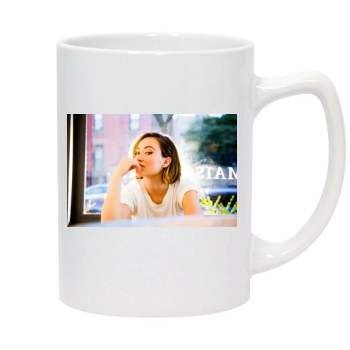 Olivia Wilde 14oz White Statesman Mug