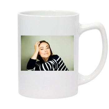 Olivia Wilde 14oz White Statesman Mug