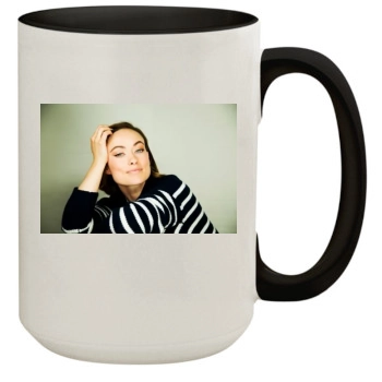 Olivia Wilde 15oz Colored Inner & Handle Mug