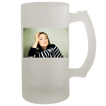 Olivia Wilde 16oz Frosted Beer Stein