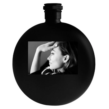 Olivia Wilde Round Flask