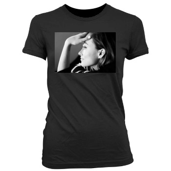 Olivia Wilde Women's Junior Cut Crewneck T-Shirt