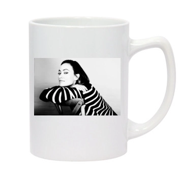 Olivia Wilde 14oz White Statesman Mug