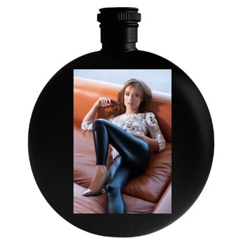 Olivia Wilde Round Flask