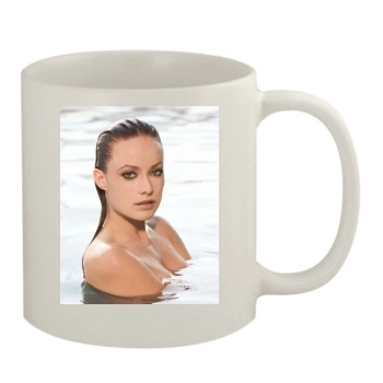 Olivia Wilde 11oz White Mug