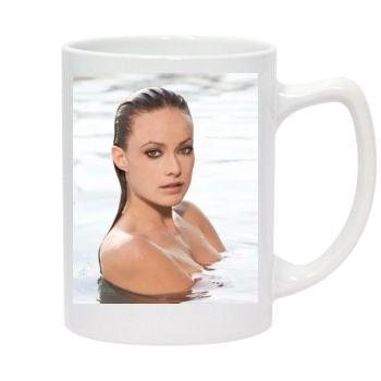 Olivia Wilde 14oz White Statesman Mug