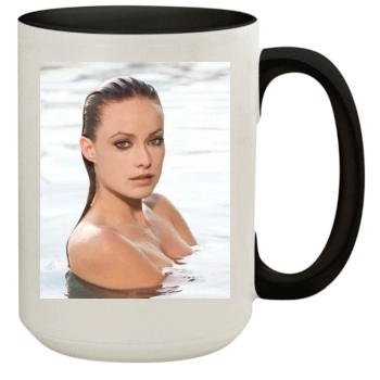 Olivia Wilde 15oz Colored Inner & Handle Mug