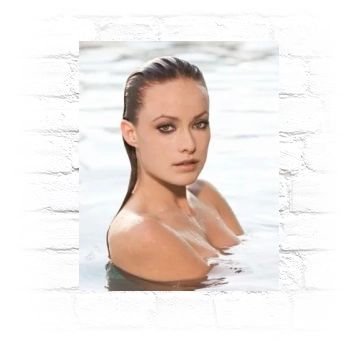 Olivia Wilde Metal Wall Art