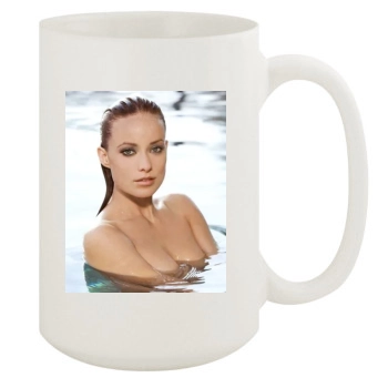 Olivia Wilde 15oz White Mug