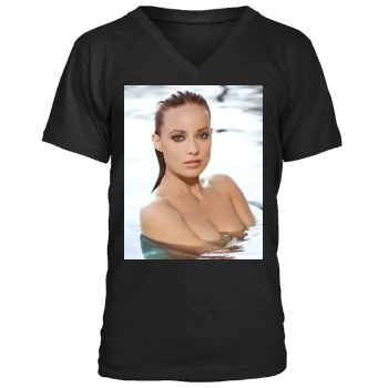 Olivia Wilde Men's V-Neck T-Shirt