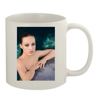 Olivia Wilde 11oz White Mug