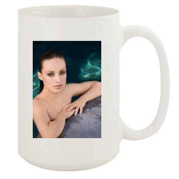 Olivia Wilde 15oz White Mug