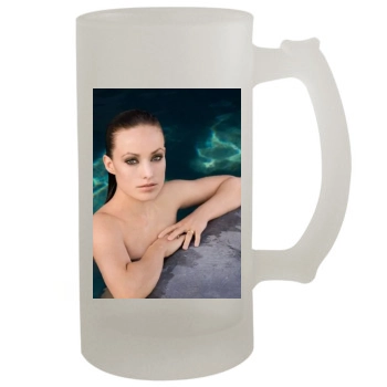 Olivia Wilde 16oz Frosted Beer Stein