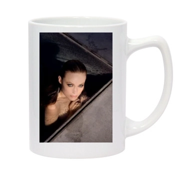 Olivia Wilde 14oz White Statesman Mug