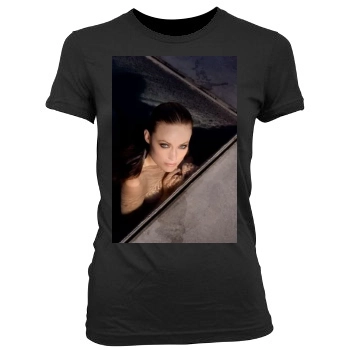 Olivia Wilde Women's Junior Cut Crewneck T-Shirt