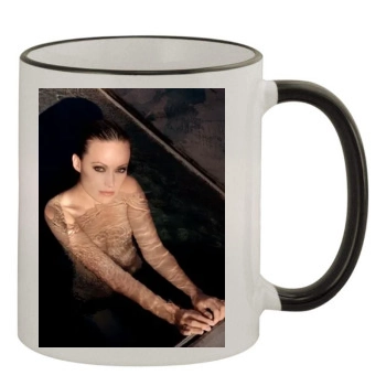 Olivia Wilde 11oz Colored Rim & Handle Mug