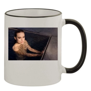 Olivia Wilde 11oz Colored Rim & Handle Mug