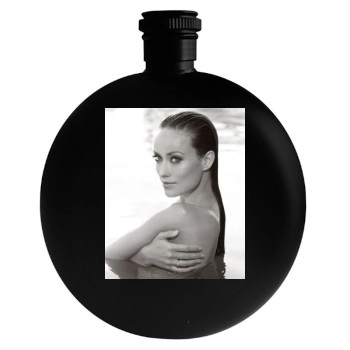 Olivia Wilde Round Flask