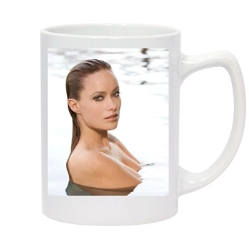 Olivia Wilde 14oz White Statesman Mug