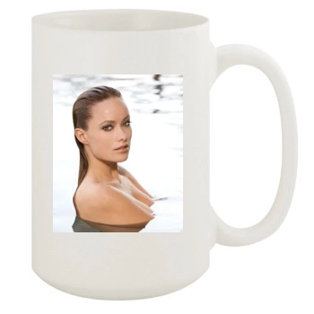 Olivia Wilde 15oz White Mug