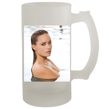 Olivia Wilde 16oz Frosted Beer Stein