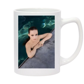 Olivia Wilde 14oz White Statesman Mug