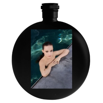 Olivia Wilde Round Flask