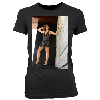 Olivia Wilde Women's Junior Cut Crewneck T-Shirt