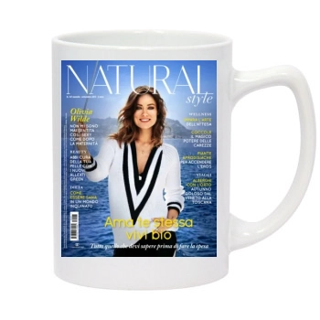 Olivia Wilde 14oz White Statesman Mug