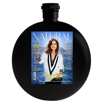 Olivia Wilde Round Flask