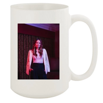 Olivia Wilde 15oz White Mug