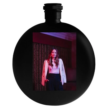 Olivia Wilde Round Flask