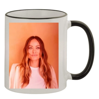 Olivia Wilde 11oz Colored Rim & Handle Mug