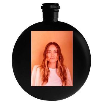 Olivia Wilde Round Flask