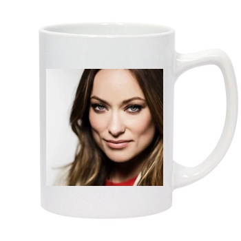 Olivia Wilde 14oz White Statesman Mug