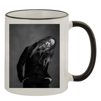 Olivia Wilde 11oz Colored Rim & Handle Mug