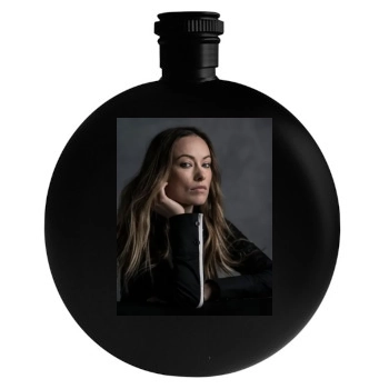 Olivia Wilde Round Flask