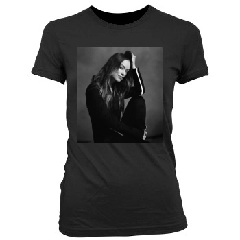 Olivia Wilde Women's Junior Cut Crewneck T-Shirt