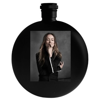 Olivia Wilde Round Flask