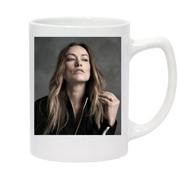 Olivia Wilde 14oz White Statesman Mug