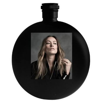 Olivia Wilde Round Flask