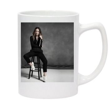 Olivia Wilde 14oz White Statesman Mug