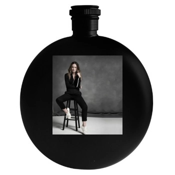 Olivia Wilde Round Flask