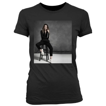 Olivia Wilde Women's Junior Cut Crewneck T-Shirt