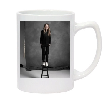 Olivia Wilde 14oz White Statesman Mug