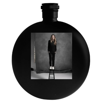 Olivia Wilde Round Flask