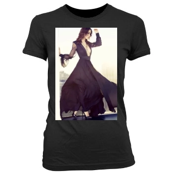 Olivia Wilde Women's Junior Cut Crewneck T-Shirt