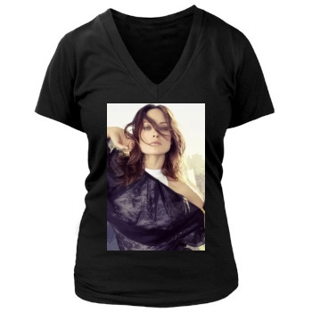 Olivia Wilde Women's Deep V-Neck TShirt