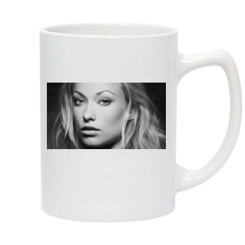 Olivia Wilde 14oz White Statesman Mug